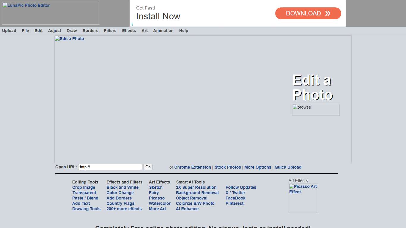 LunaPic Free Online Photo Editor - Edit, Adjust & Create